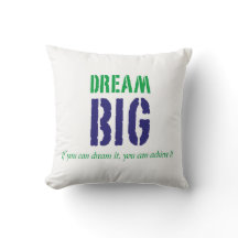 Dream Big Inspirational Quote Typography