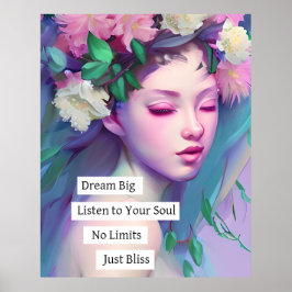 Dream Big, inspirationsoffert för dotter Poster