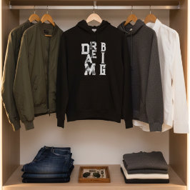 Dream Big | inspirerande citat Hoodie