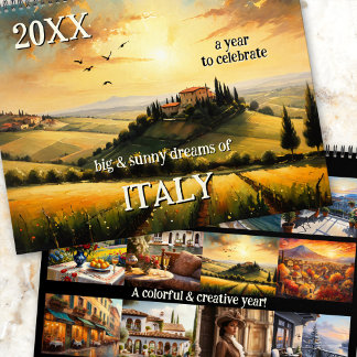 Dream Big Italy Art Calendar Kalender