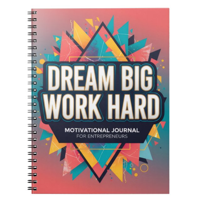 Dream Big Journal for Entrepreneurs Anteckningsbok (Framsidan)