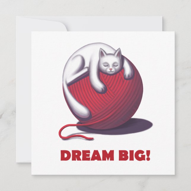 Dream Big Julkort (Framsida)