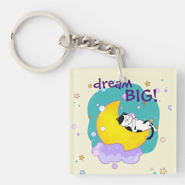 "Dream Big"-katt på Måne inspirationsoffert (Framsidan)