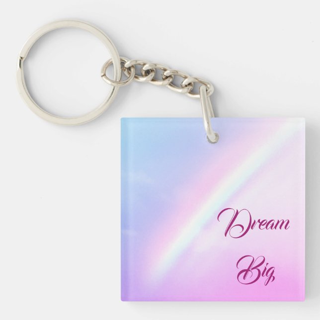 Dream Big Keychain, Sueño Grande Llavero (Framsidan)