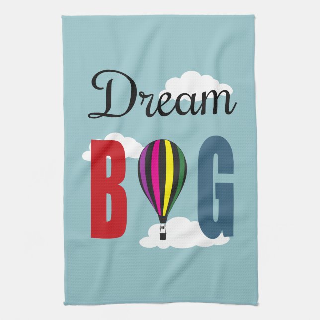 Dream big kökshandduk (Vertikal)
