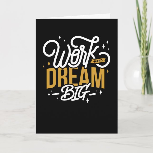 Dream Big Kort (Framsida)