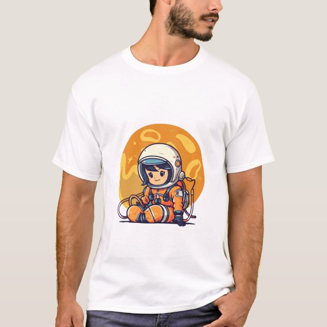 Dream Big, Little Astronaut T Shirt (Framsida)
