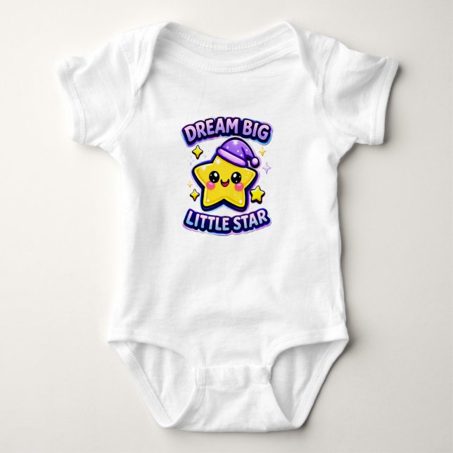 Dream big little baby t shirt (Framsida)