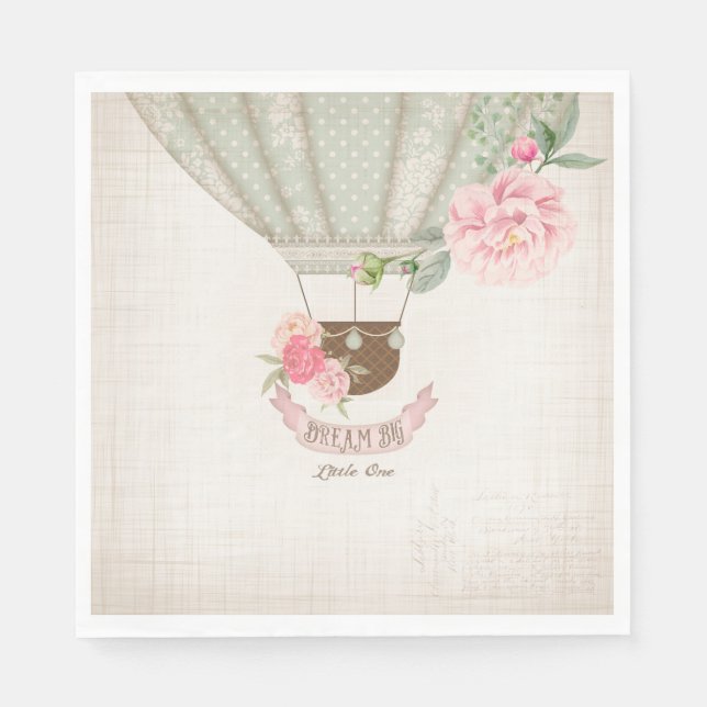 Dream Big Little One Baby Napkin Pappersservett (Framsidan)