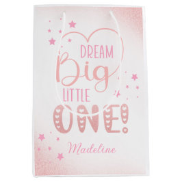 Dream Big Little One Heart Sömnig Bear Birthday