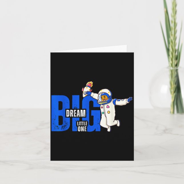Dream Big, Little One - Insrational Quote Gift For Kort (Framsida)