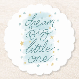 Dream Big Little One Pastel Stars Underlägg Papper