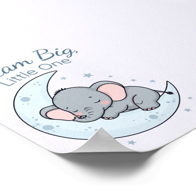 Dream Big, Little One Poster (Hörn)