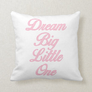 Dream Big Little One Rosa Giraffe Nursery Pillow Kudde