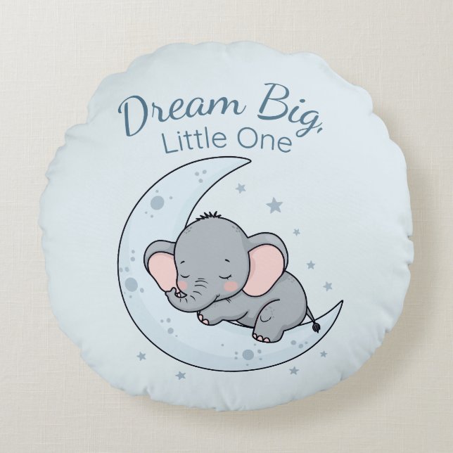 Dream Big, Little One Rund Kudde (Framsidan)