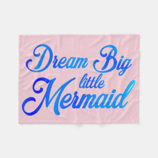 Dream Big Little Sjöjungfru Fleecefilt