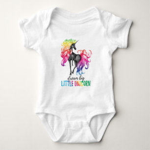 Dream Big Little Unicorn Baby T Shirt