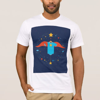 "Dream Big: Minimalist Baby Mobile med superhjälte T Shirt