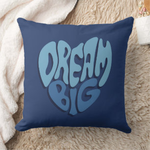 Dream Big: Mörk Space-Blue-offert Kudde