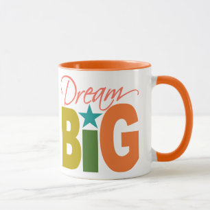 Dream BIG mugg - välj stil & färg