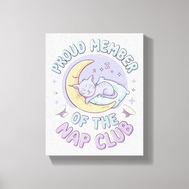 Dream Big, Nap Often - den ultimata Mysiga Canvastryck (Framsida)