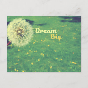 Dream Big och gör en önskan Vykort