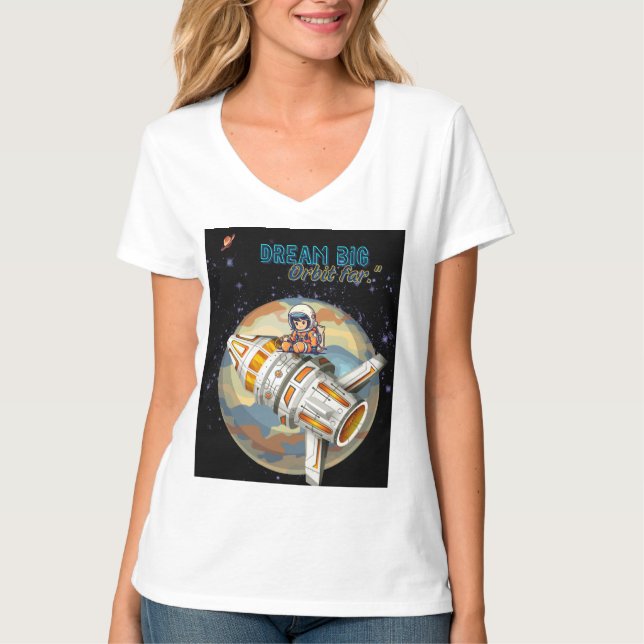 DREAM BIG ORBIT LÅNGT T SHIRT (Framsida)