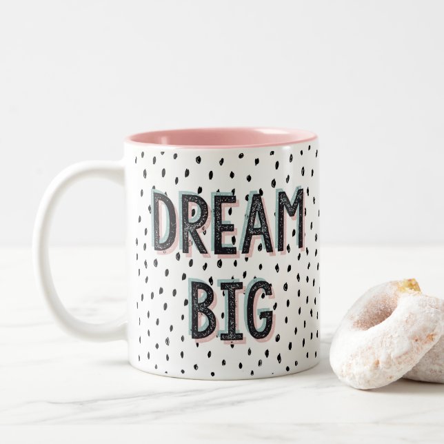 Dream Big Pastel & Spot inspirationsoffert Mugg (Med munk)