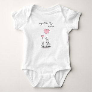 Dream Big Personlig Baby Bodykostydräkt T Shirt
