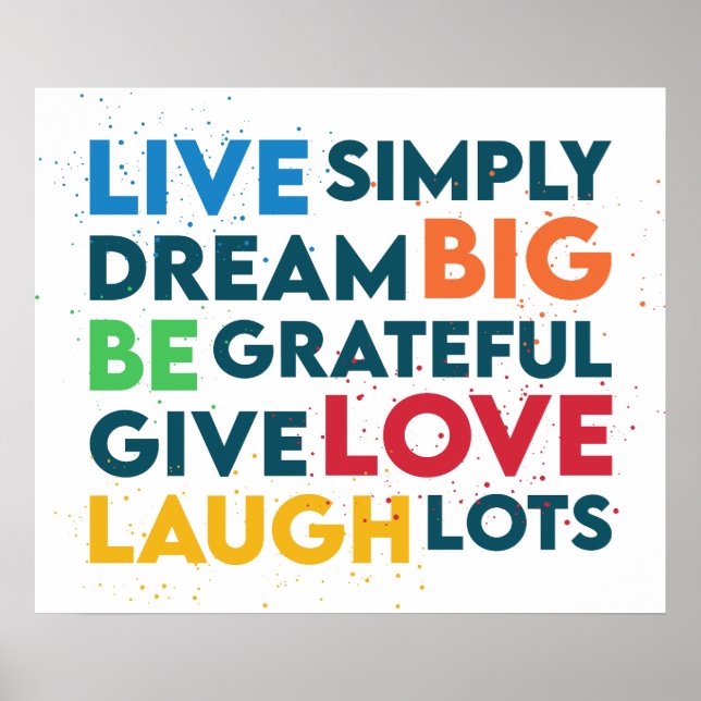 Dream Big Poster (Framsidan)