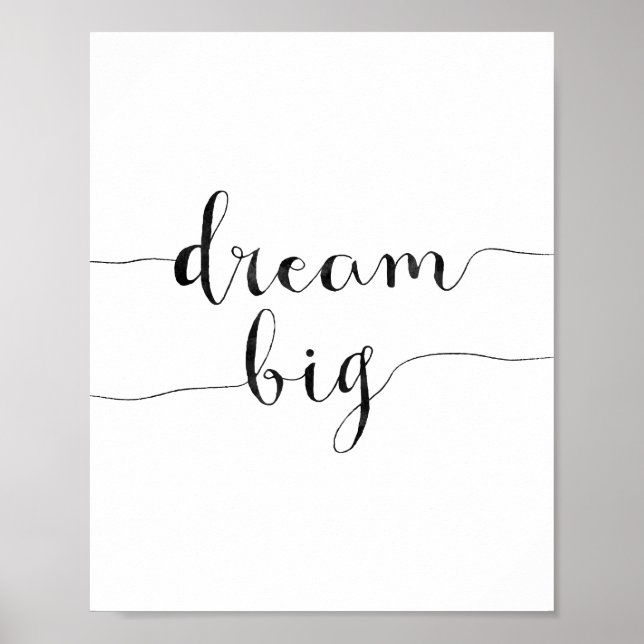 Dream Big Poster (Framsidan)