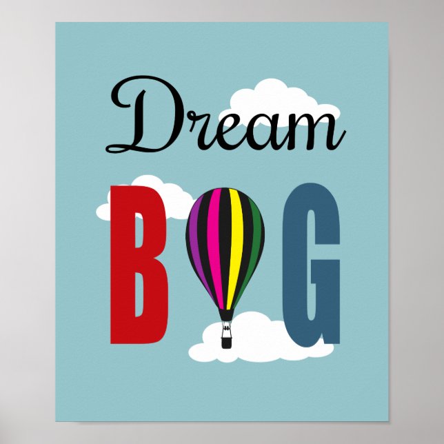 Dream big poster (Framsidan)