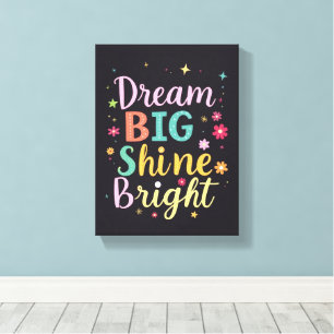 Dream Big - Premium Wrapped Canvas (glapp)