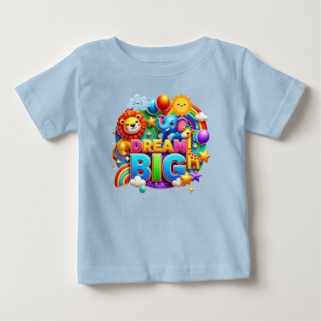 "Dream Big: Rainbow Joy Tee" T Shirt (Framsida)