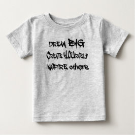 Dream Big Skapa Yourself Inspire other - black Tee Shirt