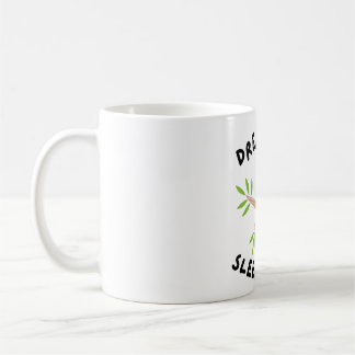 Dream Big Sleep More Cute Koala Sleeping on Branch Kaffemugg
