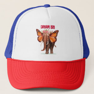 Dream Big som en elefant inspirationslös Keps