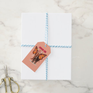 Dream Big som en elefant inspirationslös Presentetikett
