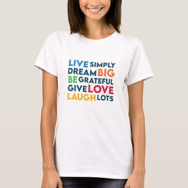 Dream Big T Shirt (Framsida)