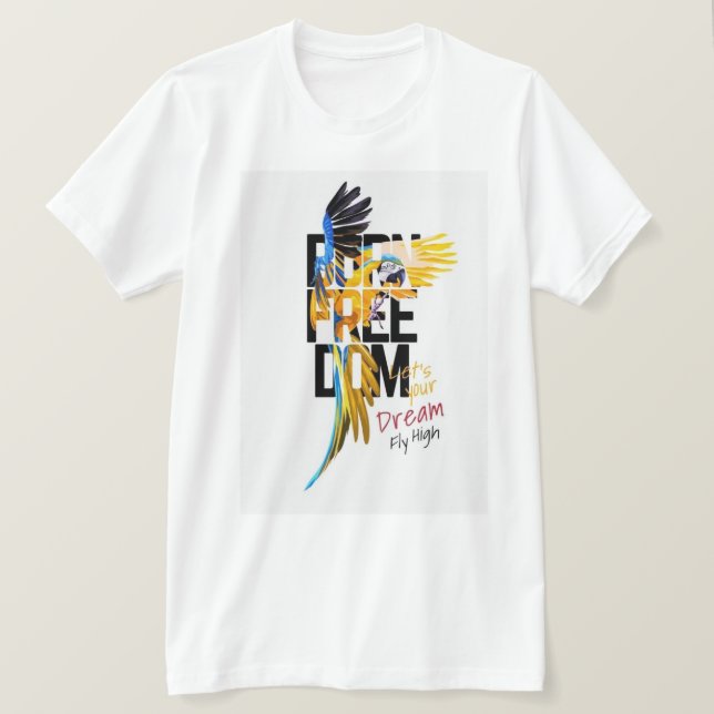 Dream Big T-shirt - Motivational Typography Design (Design framsida)