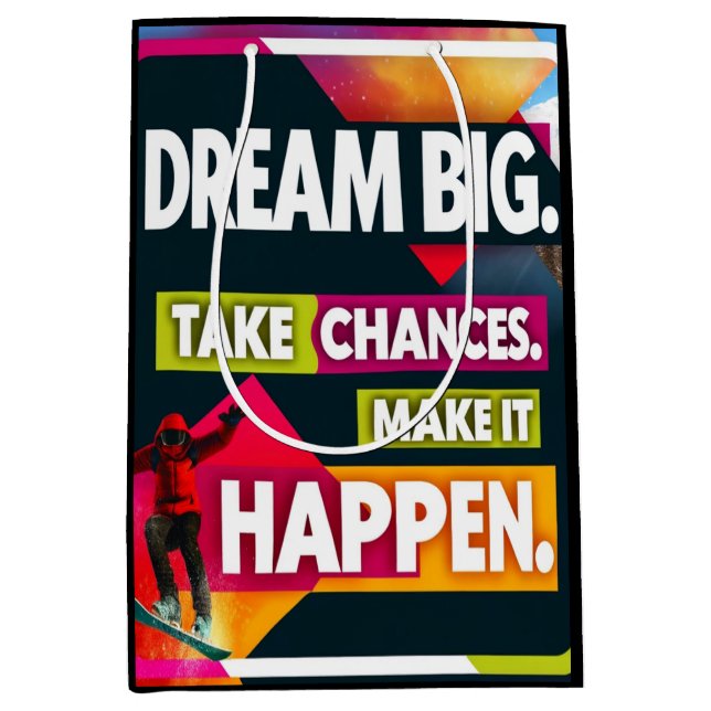 Dream Big, ta chances (Framsidan)