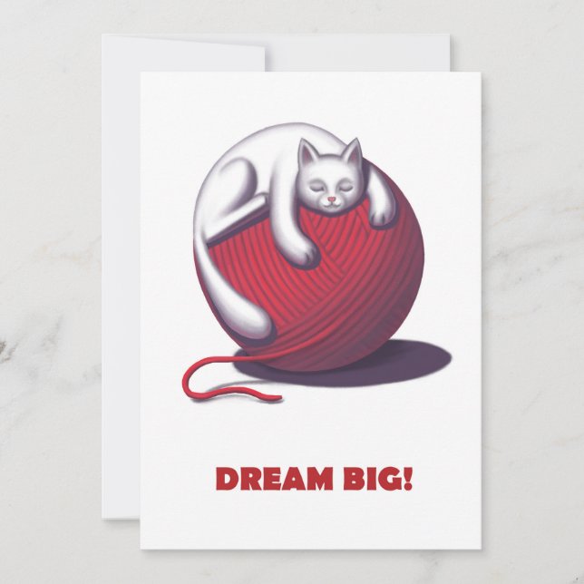 Dream Big Tack Kort (Framsida)