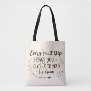 Dream Big Tote: Bär din inspiration överallt Tygkasse