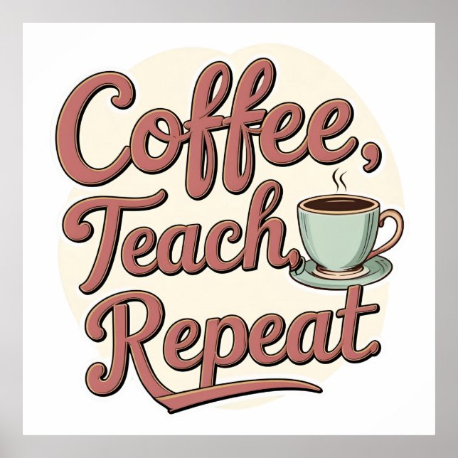 Dream Big Work Hard Motivtive Back to school Poster (Framsidan)