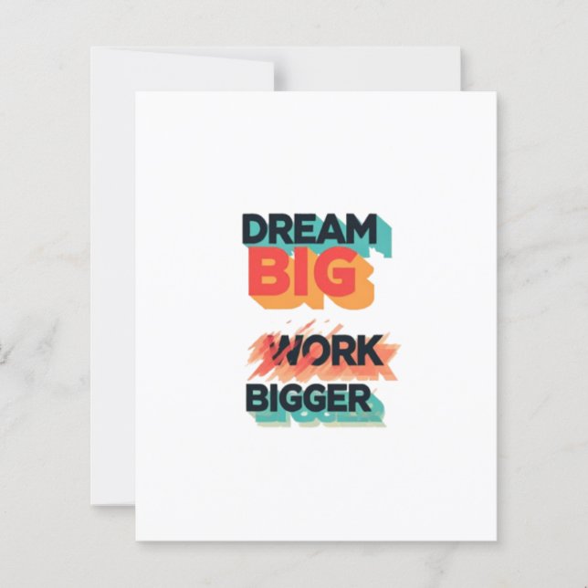 Dream Big work större (Framsida)