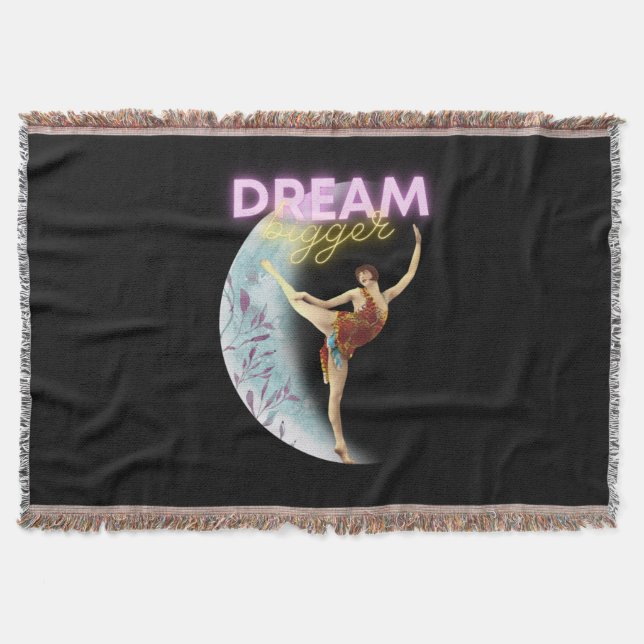 Dream Bigger Vintage Ballet Dancer Filt (Framsidan)