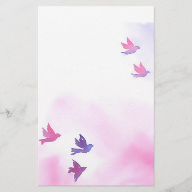 Dream Birds Stationery Brevpapper (Framsida)