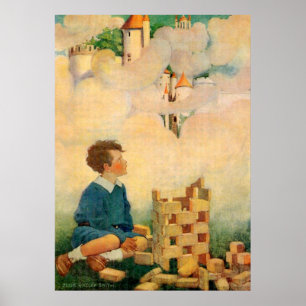 Dream Blocks av Jesse Willcox Smith Poster