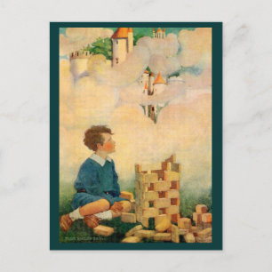 Dream Blocks av Jesse Willcox Smith Vykort