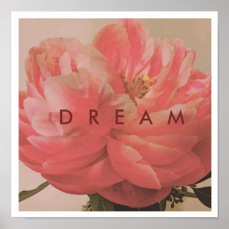 Dream Blommigt Poster